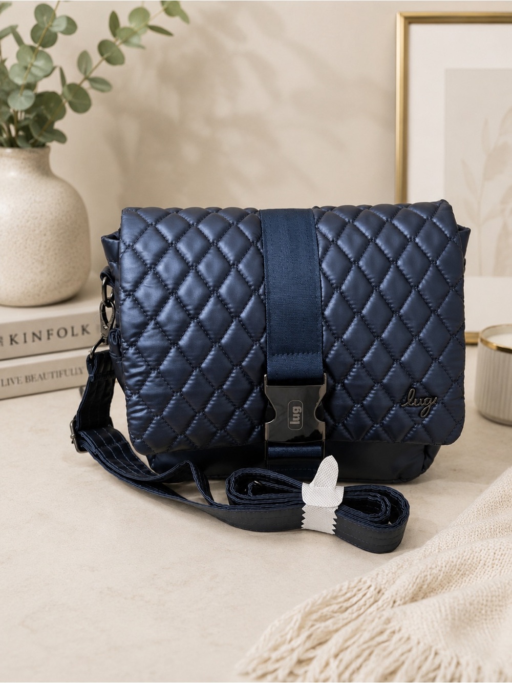 Lug - Harness Crossbody Metallic Indigo